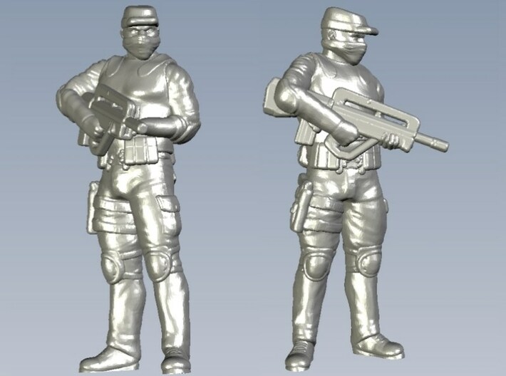 1/72 scale SpecOps operator soldier figures x 2 3d printed 