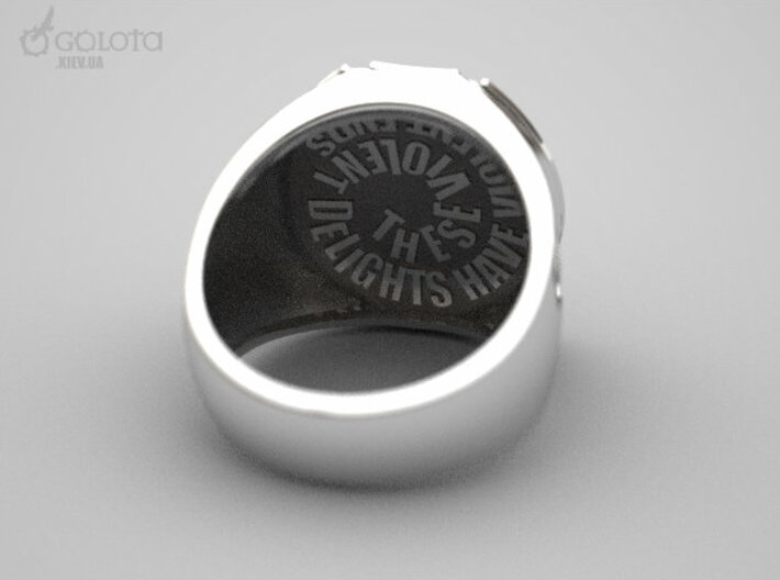 WestWorld maze Ring 3d printed These violent delights