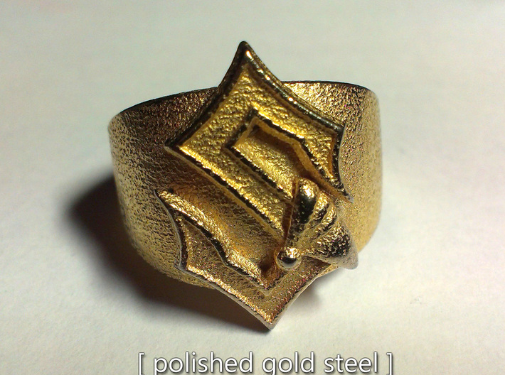 Sabaton Ring (male) 3d printed photo courtesy of Abrasax365