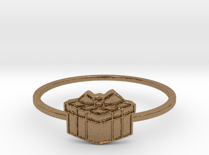 Present Ring (Size 5-10) 3d printed