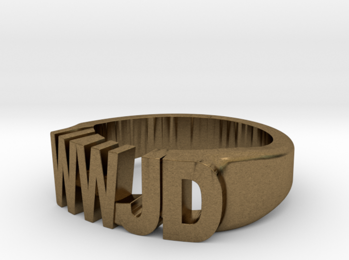 WWJD Size 11.5 3d printed