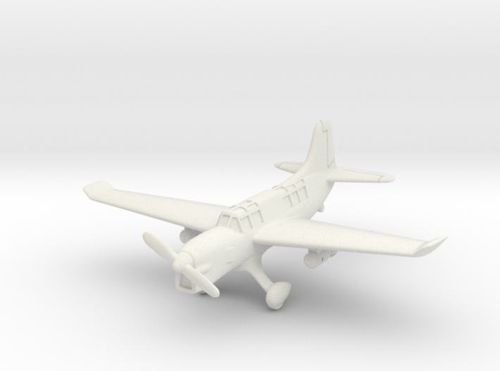 Curtiss SO3C Seamew (with landing gear) 1/144 3d printed