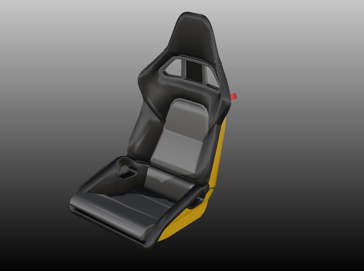 Race Seat P-RS-Type - LEFT - 1/10  3d printed 
