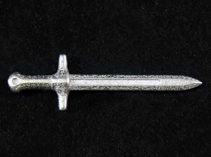 Ordon Sword 3d printed Polished Nickel Steel