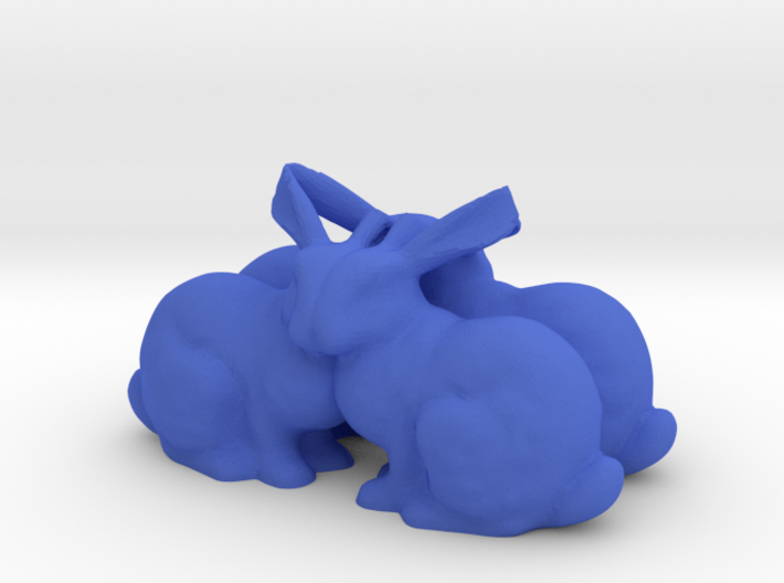 Qaudriple Bunny 3d printed