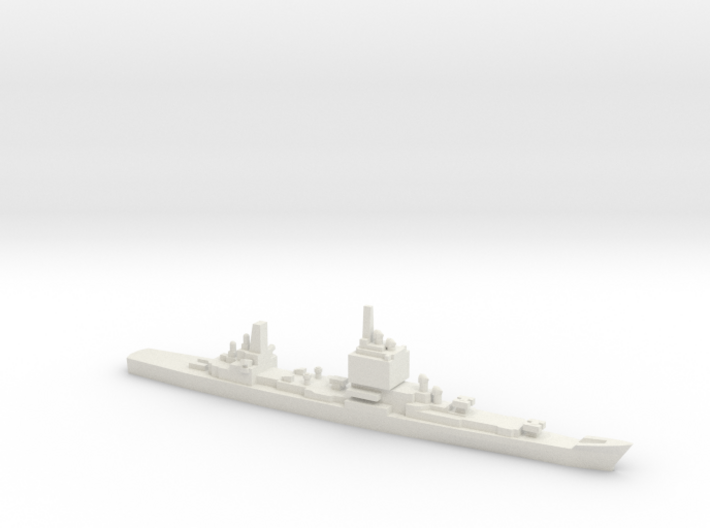 USS Long Beach, Final Layout, 1/3000 3d printed