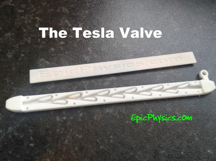 Tesla Valve 3d printed Tesla Valve