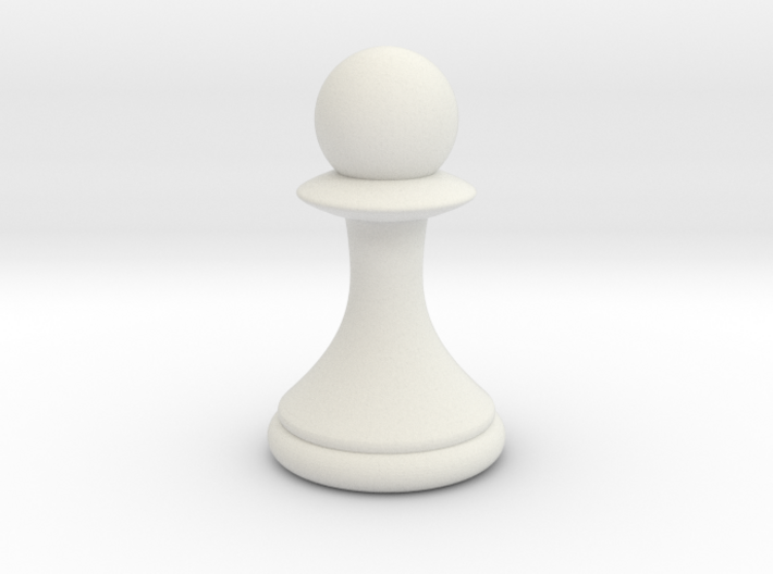 Pawns with Hats - Pawn 3d printed