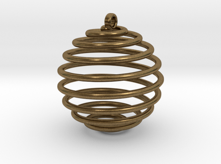 Spiral Sphere 3d printed