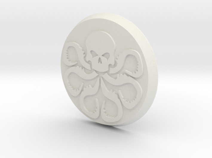 Agents Of Hydra Button 3d printed