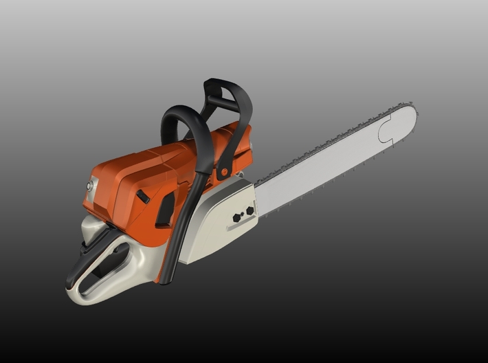 Chain Saw Type 3 - 1/10 3d printed 
