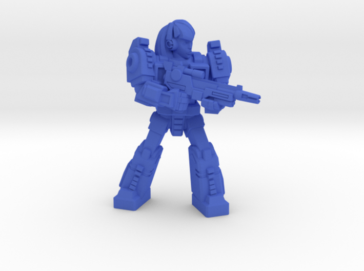 Diaclone Combat Squad, 5 35mm Minis 3d printed Render, Special Weapons