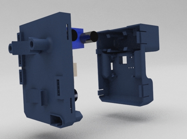 Alexmos Highpower 3-Axis Brushless Gimbal Controll 3d printed 