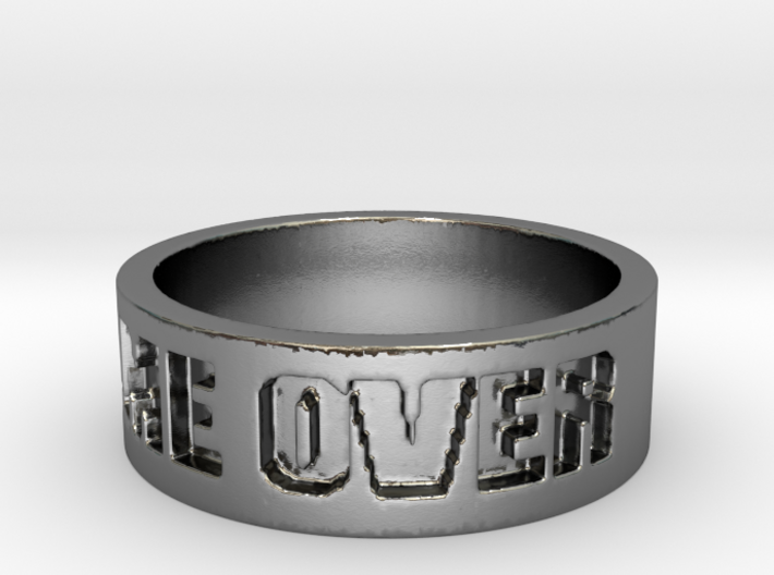 Game Over Ring 3d printed