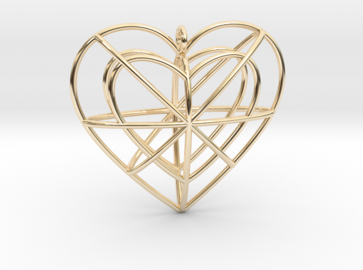 Wire Heart 3d printed
