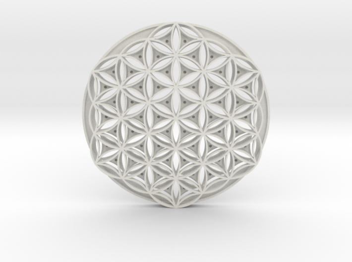 Flower Of Life coasters 3d printed