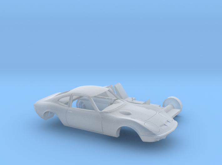 1/87 1968-73 Opel GT Two Piece Kit 3d printed