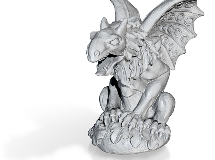 Dragon Gargoyle Sculpture 3d printed
