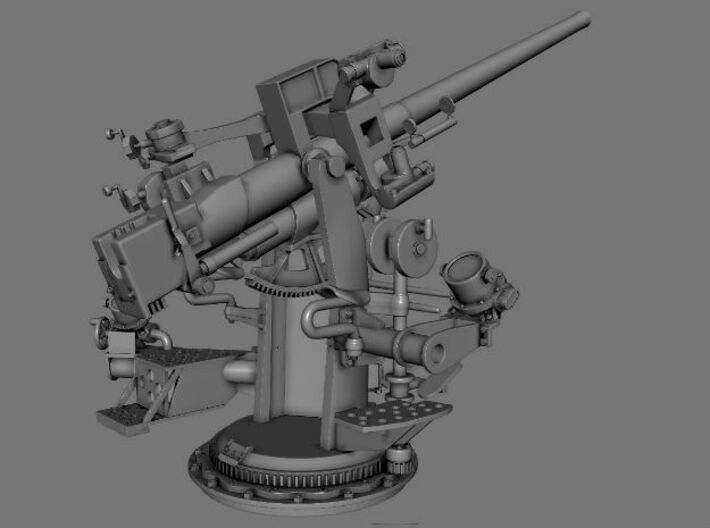 Best Cost 1/32 3in-50 [7.62 Cm] Deck Gun Elevated 3d printed 