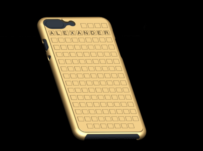 Case for Iphone 7 Plus with your name 3d printed 