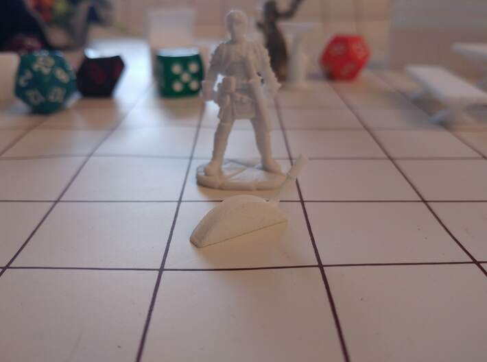 Tabletop: Basic Lever 3d printed 