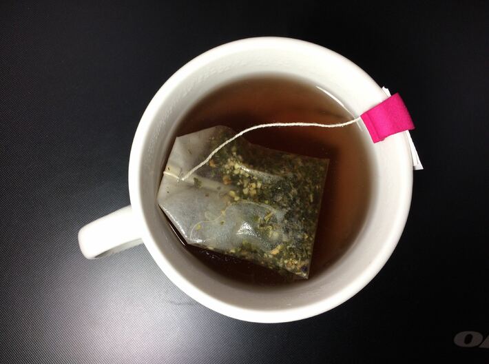 Tea Bag Holder C (Personalized with Embossed Text) 3d printed