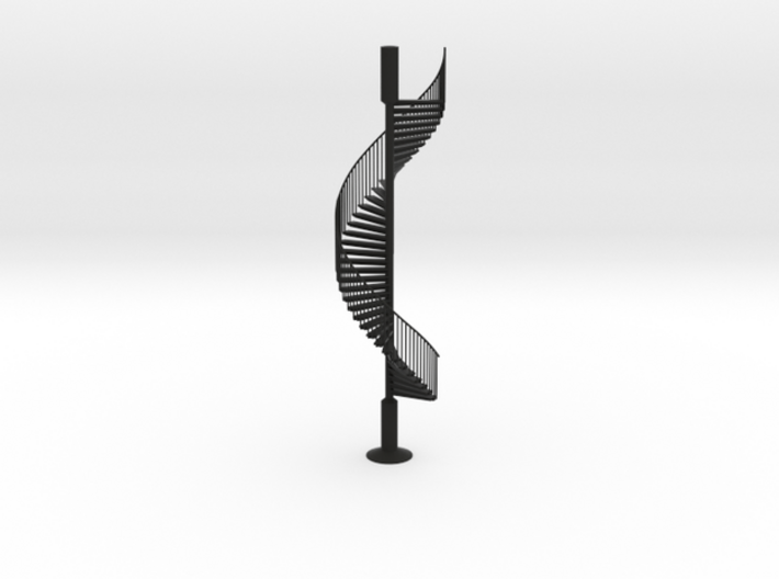 Spiral Stairs scale model sculpture 3d printed