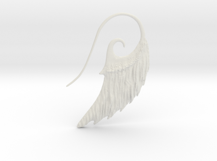 Wing Ear Hanger 3d printed