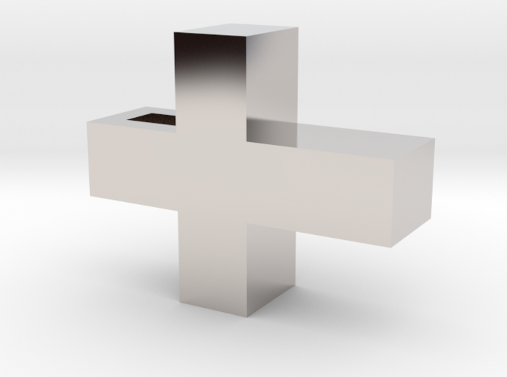 Small Simple Cross Pendant 3d printed