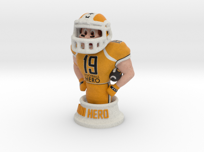 Mini football hero - version Orange 3d printed 