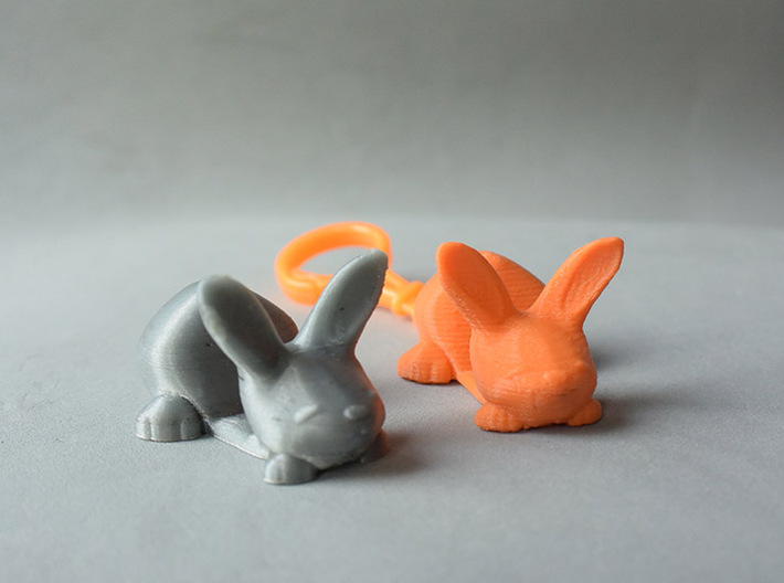 Smartphone holder - Tiny Bunny 3d printed 