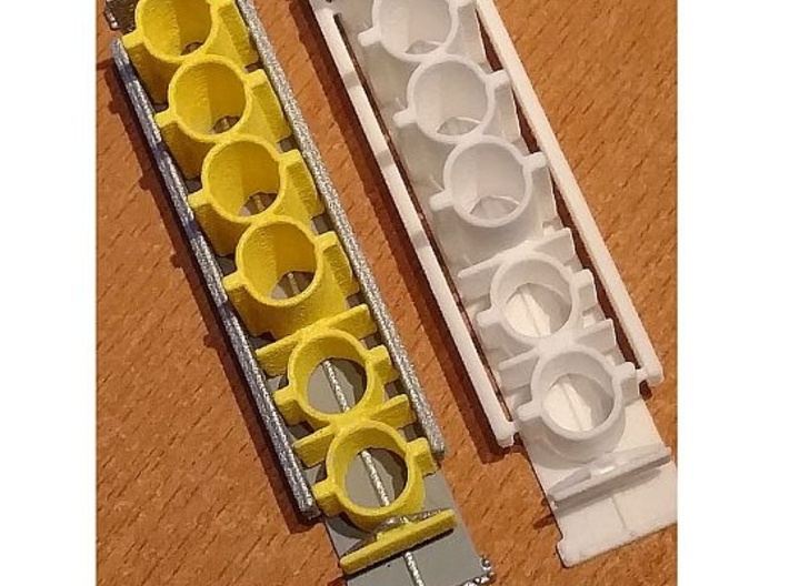 Stationary Crash Attenuator Tall Parted 1-87 HO Sc 3d printed 