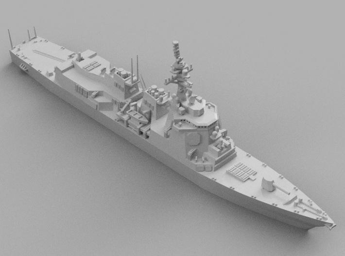 1/1800 JS Atago-class destroyer 3d printed Computer software render