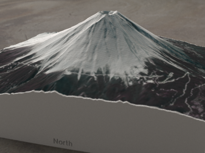 Mt. Fuji, Japan, 1:50000 Explorer 3d printed