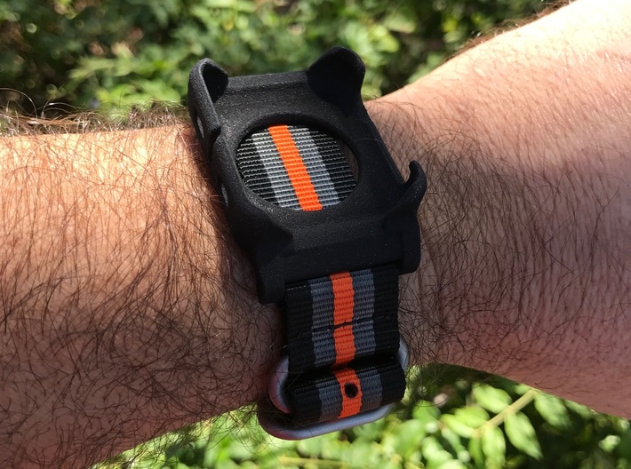 Apple Watch Case - 38mm For 22mm NATO / RAF Strap  3d printed 