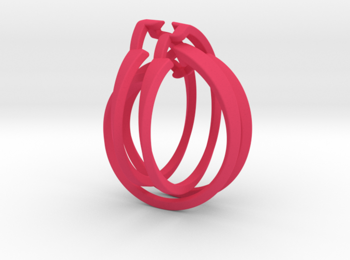 Mobius Puzzle Ring 3d printed 