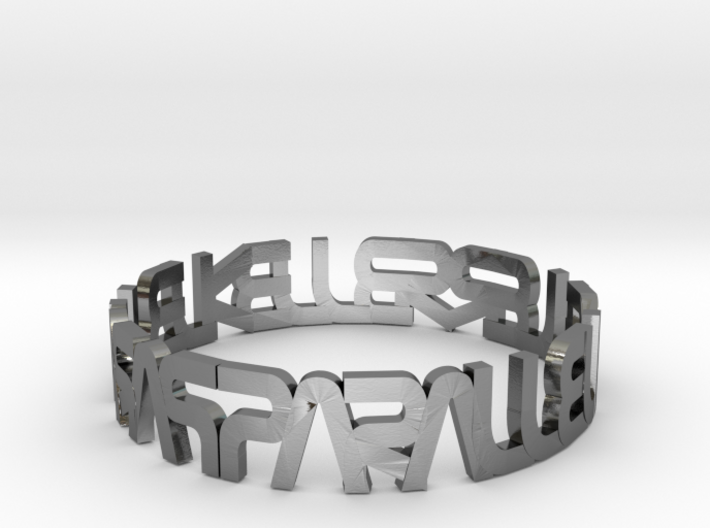 Parallelkeller Ring &quot;Round'n'Round&quot; Rimless 3d printed