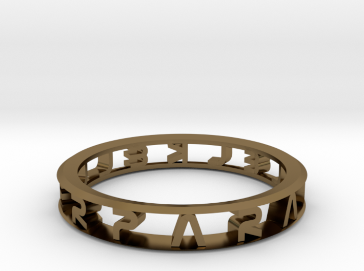 Parallelkeller Ring &quot;Round'N'Round&quot; Rafinesse Wide 3d printed