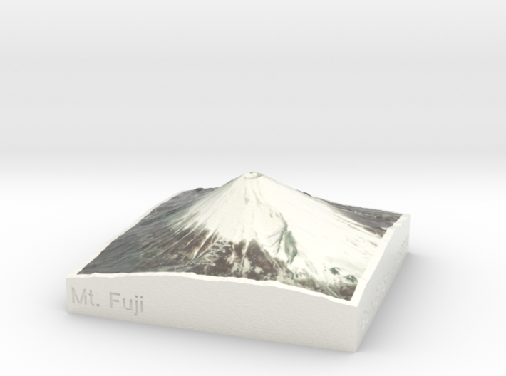 Mt. Fuji, Japan, 1:250000 Explorer 3d printed 