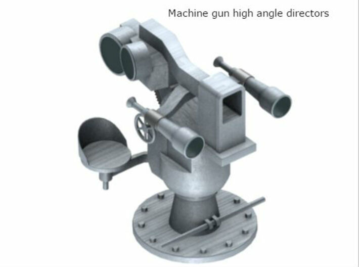 1/96 IJN Machine Gun High Angle Directors 3d printed 