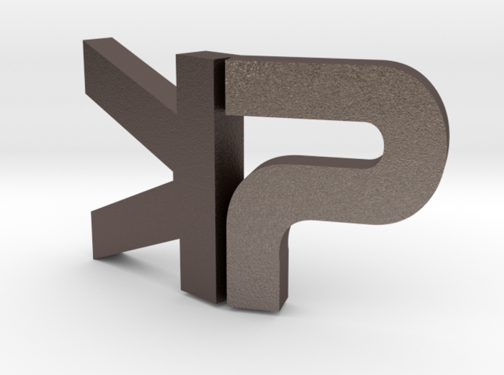 The Parallelkeller pendant &quot;PK&quot; 3d printed