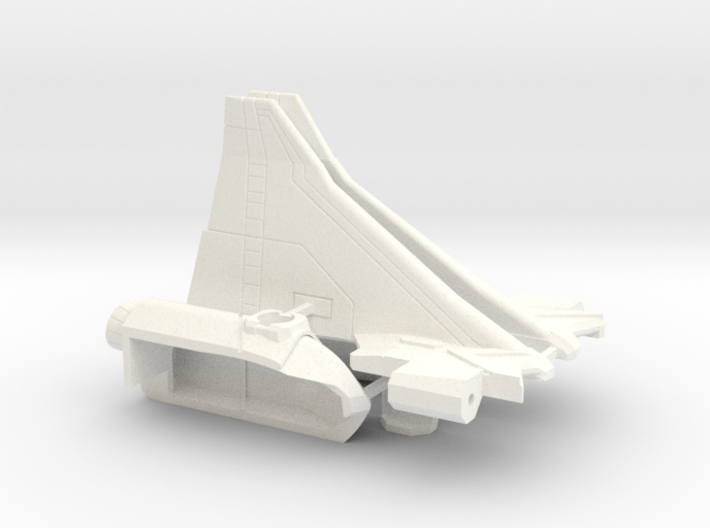 Combat Orbiter Wings and OMS Pods 3d printed