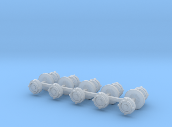 Fire hose Storz coupling 10x scale 1/50 3d printed