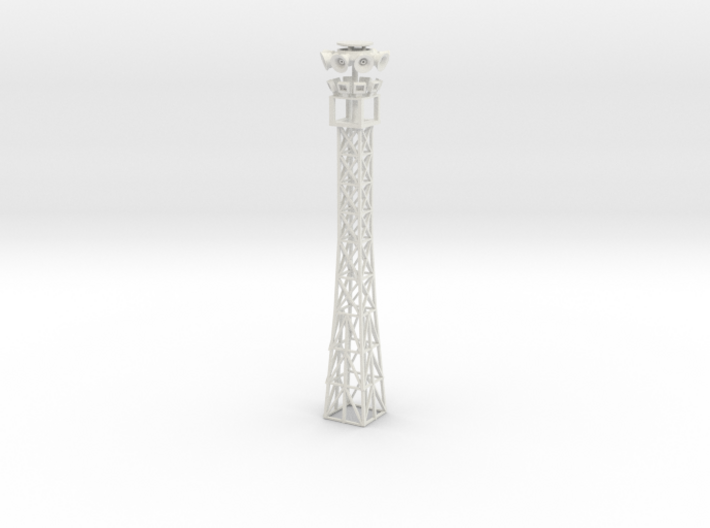 light tower with holes for leds to be installed 3d printed