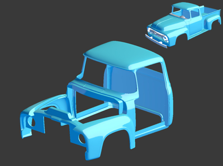 1956 Ford Pickup Body 1/8 3d printed