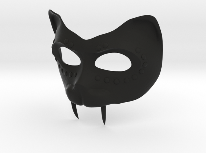 Masquerade Mask &quot;Panther&quot; 3d printed