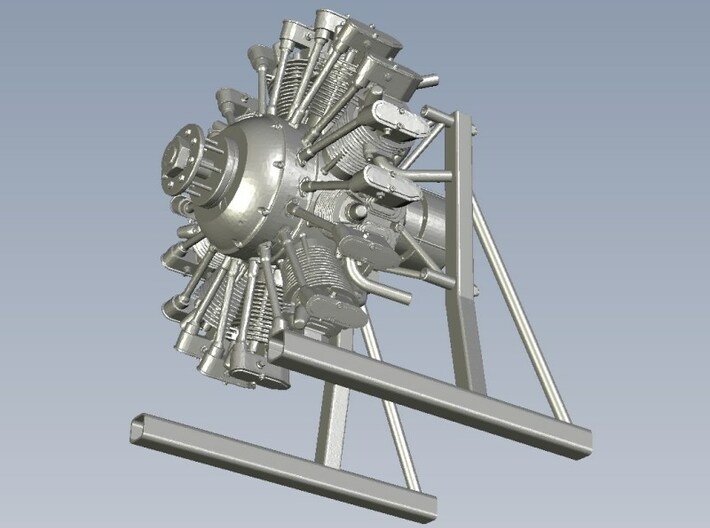 1/10 scale Wright J-5 Whirlwind R-790 engine x 1 3d printed 