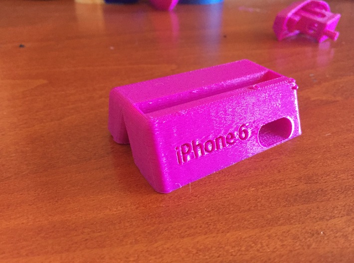 PHONE HOLDER 3d printed Test Print Done On Desktop 3D PRinter