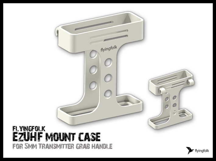 EzUHF v4 mount case 3d printed