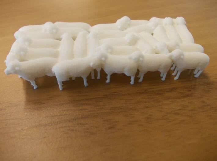 1:64 Scale J Wagon Sheep Load Variation 1 3d printed Printed in Strong &amp; Flexible